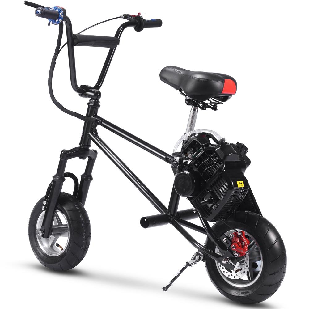 MotoTec 49cc Gas Mini Bike V2 - Black