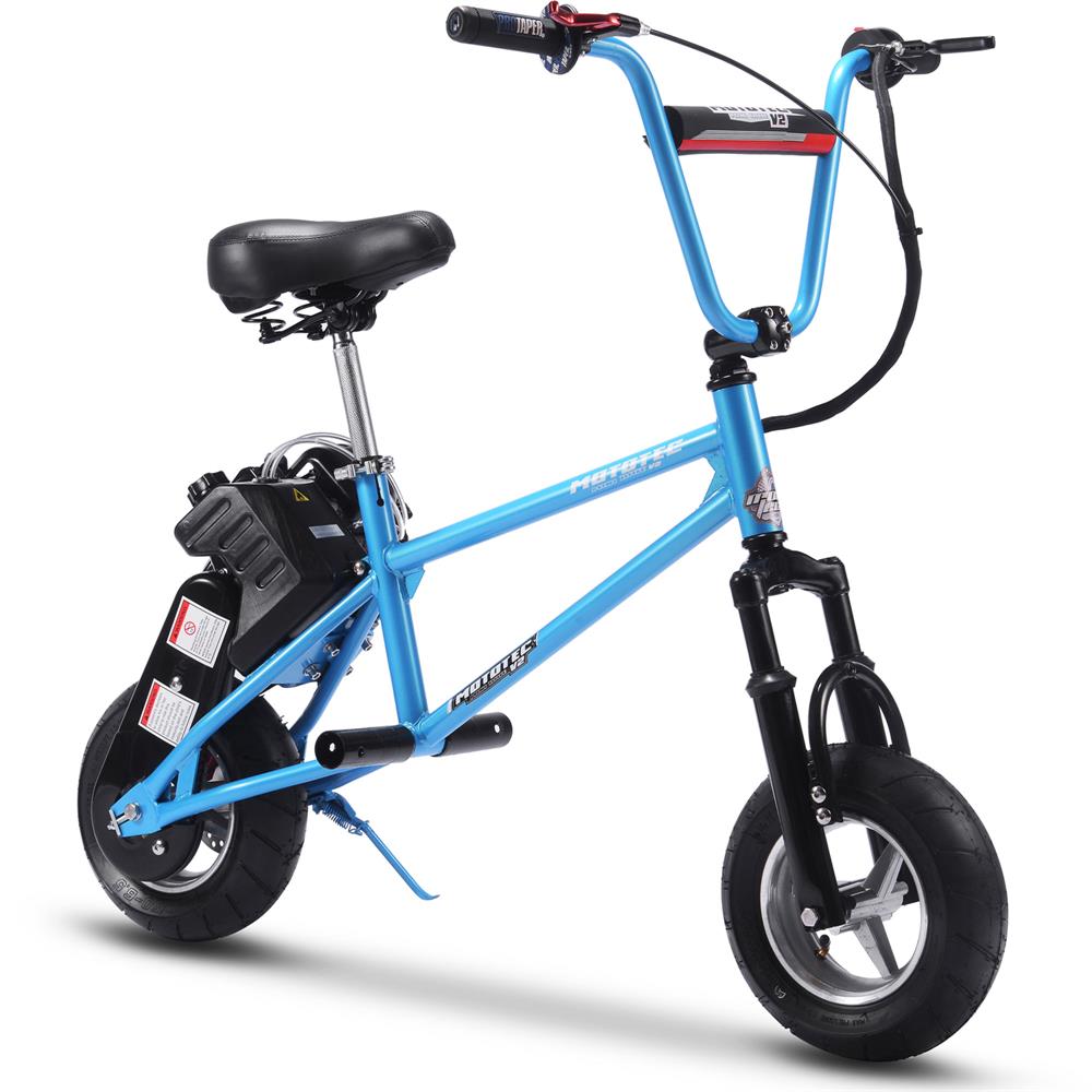 MotoTec 49cc Gas Mini Bike V2 - Blue