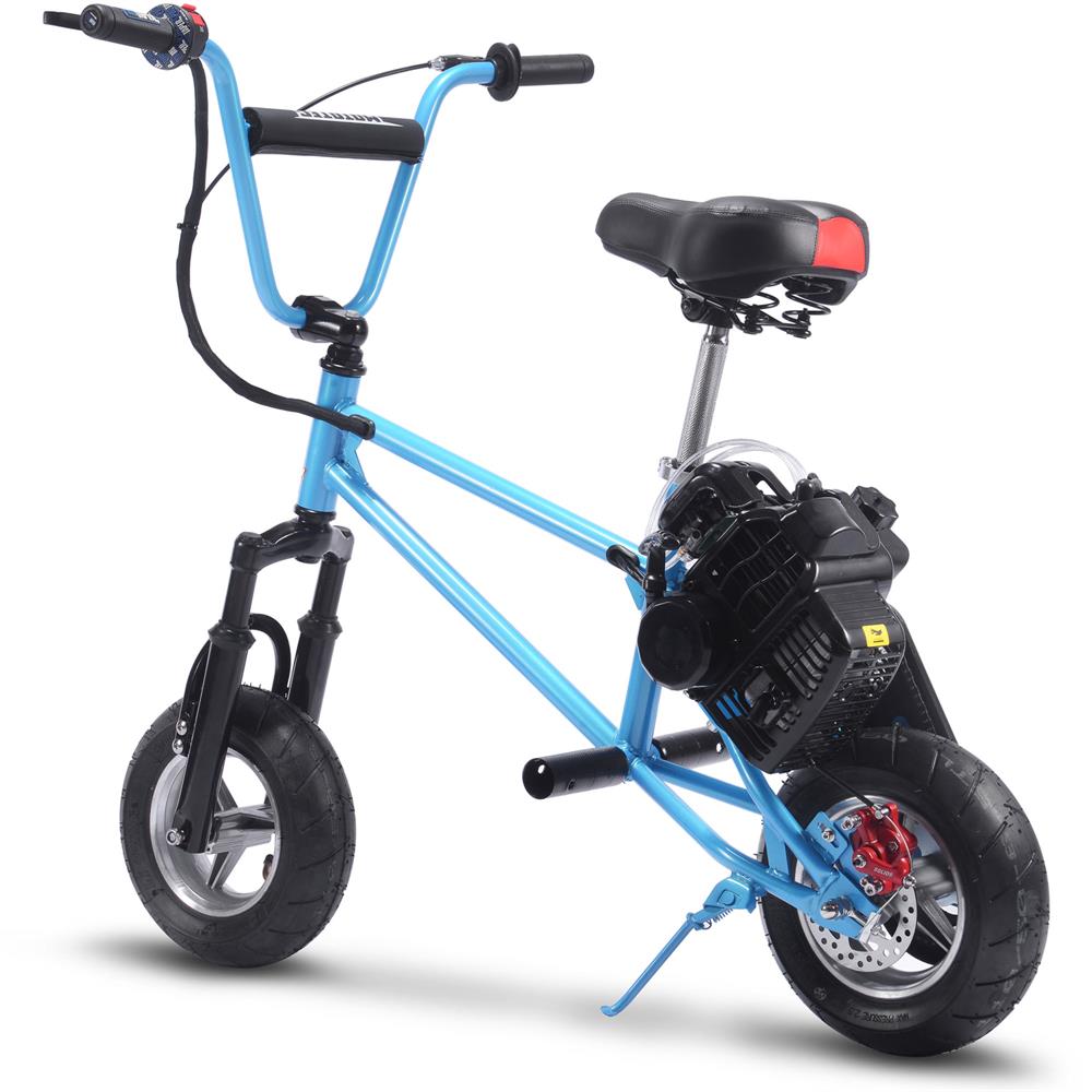 MotoTec 49cc Gas Mini Bike V2 - Blue