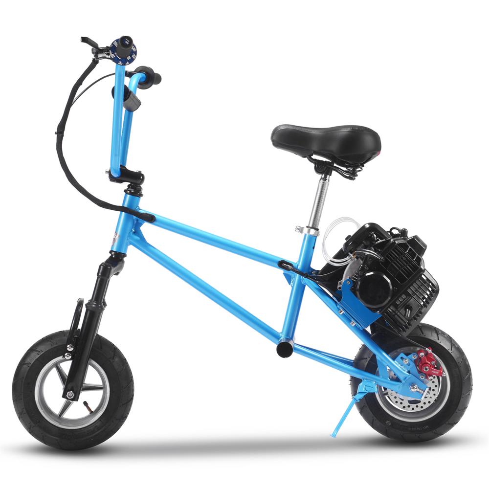 MotoTec 49cc Gas Mini Bike V2 - Blue