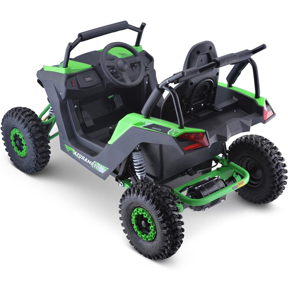 MotoTec Raider Kids UTV 48v 1200w Full Suspension Green