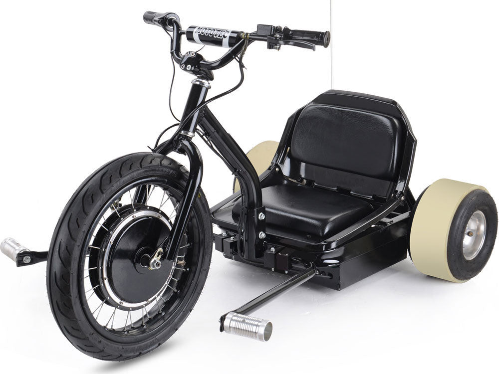 MotoTec Drifter 48V Electric Trike – 22 MPH Drift Trike, 500W Hub Motor, 48V 12Ah Battery, Front-Wheel Drive Adult Electric Tricycle