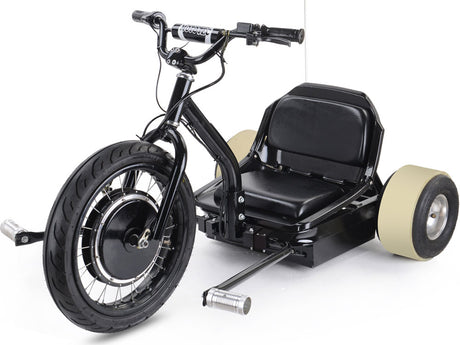MotoTec Drifter 48V Electric Trike – 22 MPH Drift Trike, 500W Hub Motor, 48V 12Ah Battery, Front-Wheel Drive Adult Electric Tricycle