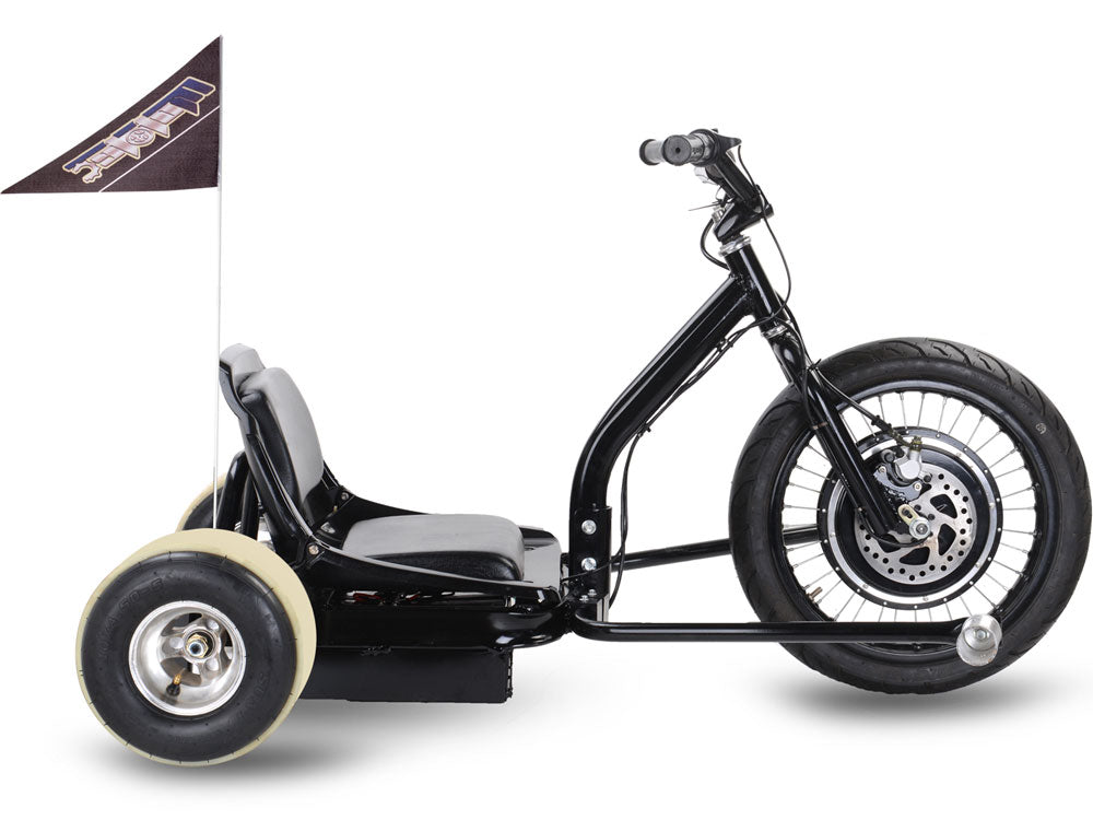 MotoTec Drifter 48v Electric Trike - Black