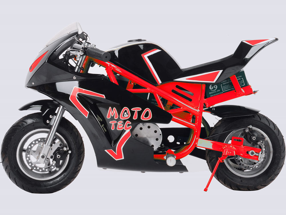 MotoTec 36v 500w Electric Pocket Bike GT - Red