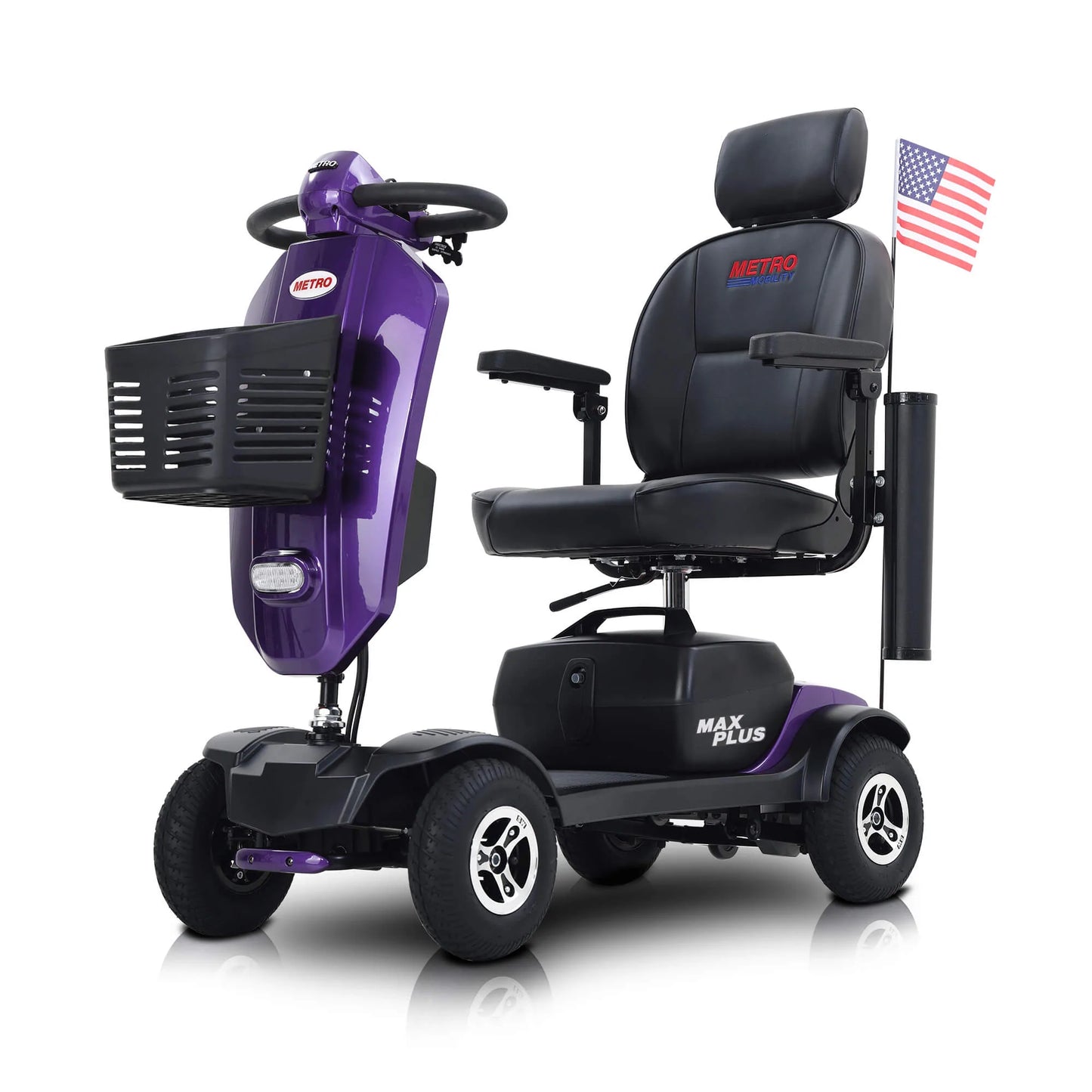 Metro Max Plus Mobility Scooter - Dark Purple