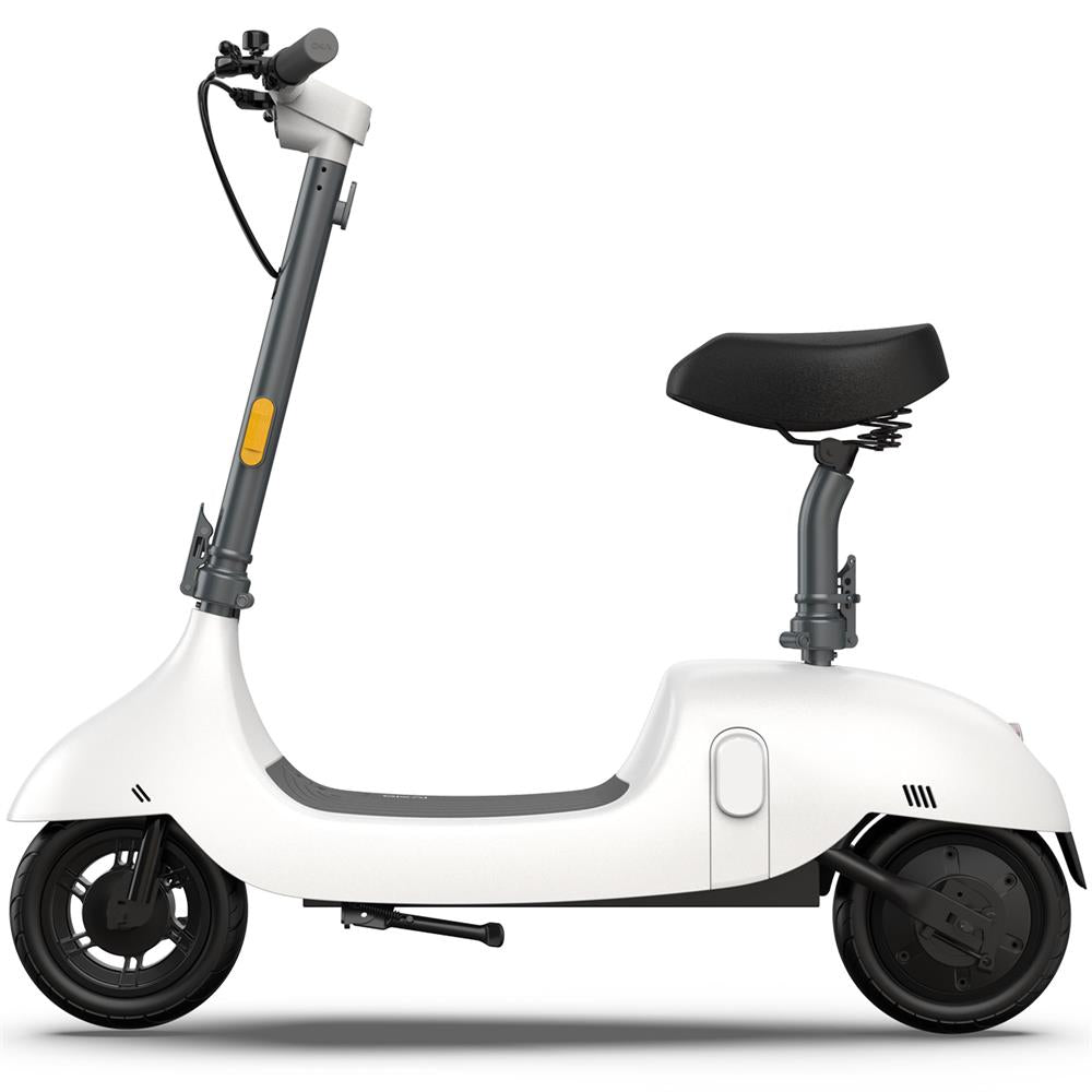 MotoTec Okai Beetle 36v 350w Lithium Electric Scooter - White