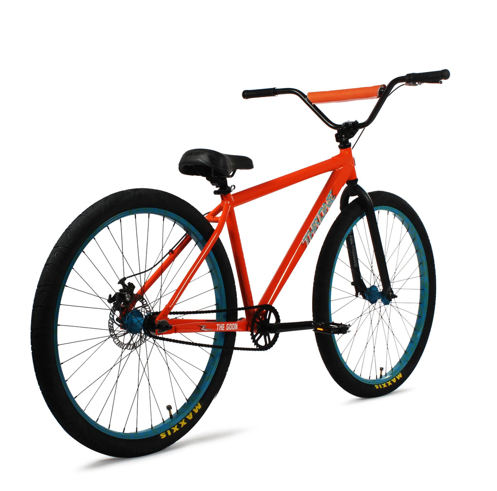 Throne Cycles The Goon - Orange Palm | Fixed Gear Urban BMX Bike | Urban Bike | The Goon Cycle | Throne Cycle | Street Cycle | Throne BMX | BMX Bike | Bike Lover USA