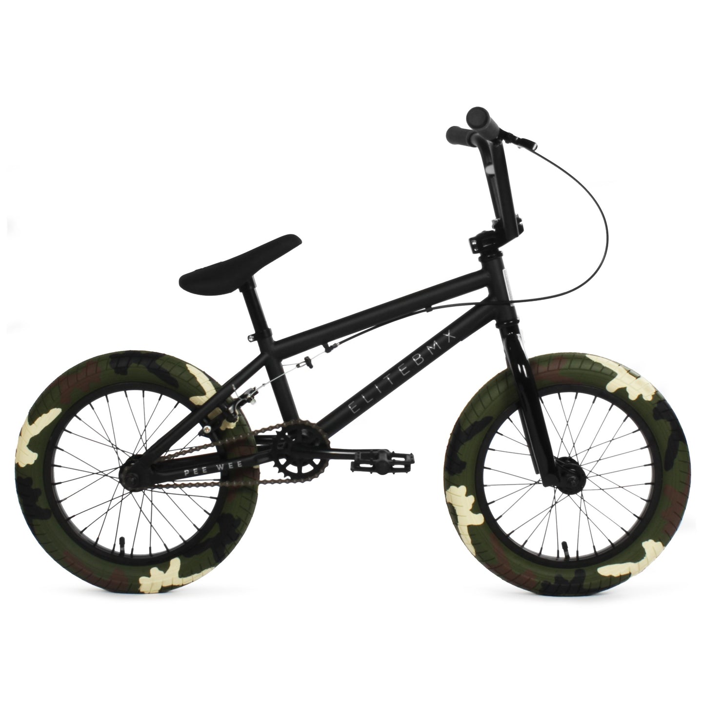 Elite BMX Pee Wee 16" - Black Combat