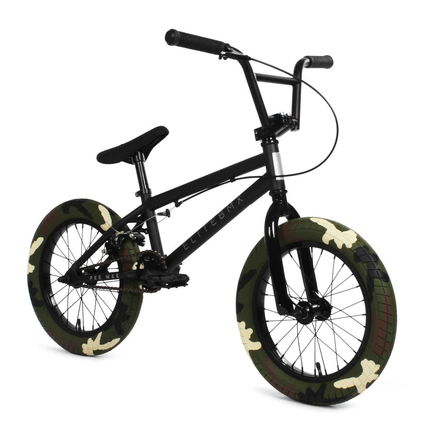 Elite BMX Pee Wee 16" - Black Combat