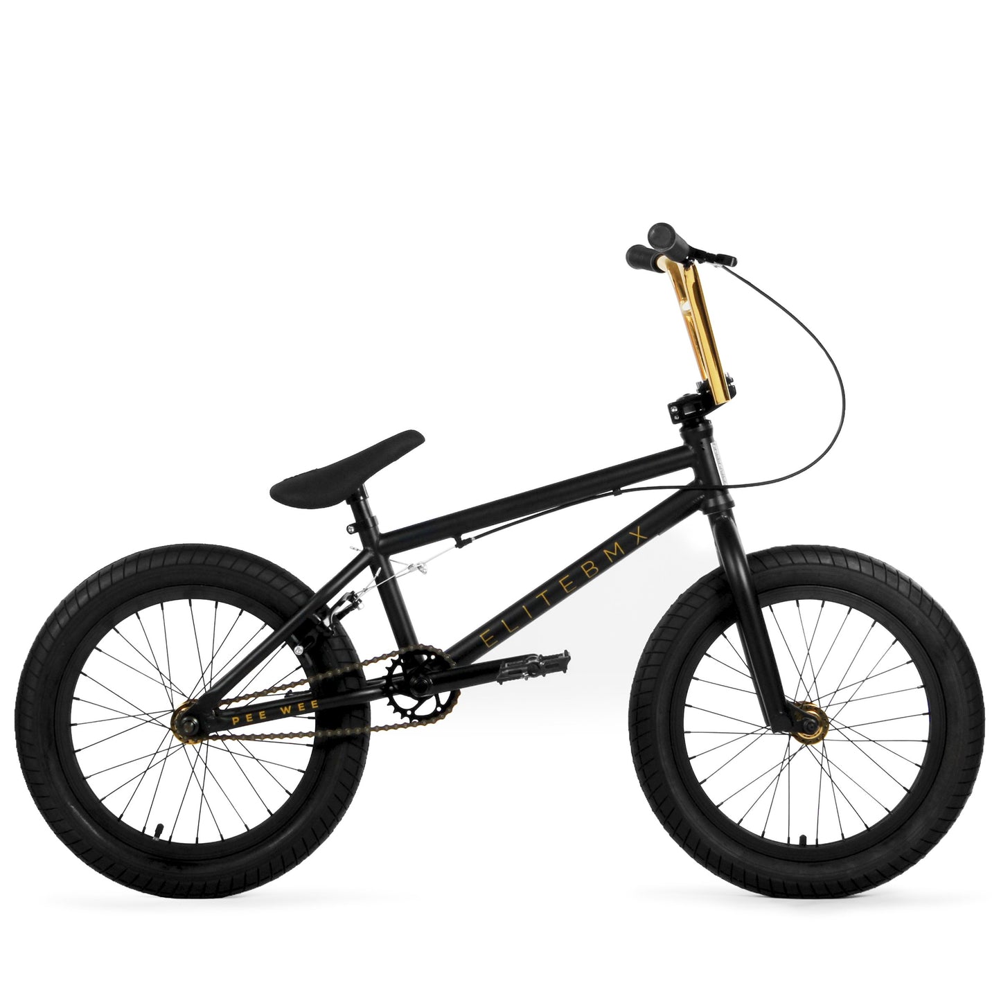 Elite BMX Pee Wee 18" - Black Gold | Elite BMX Bike | Bike Lovers USA