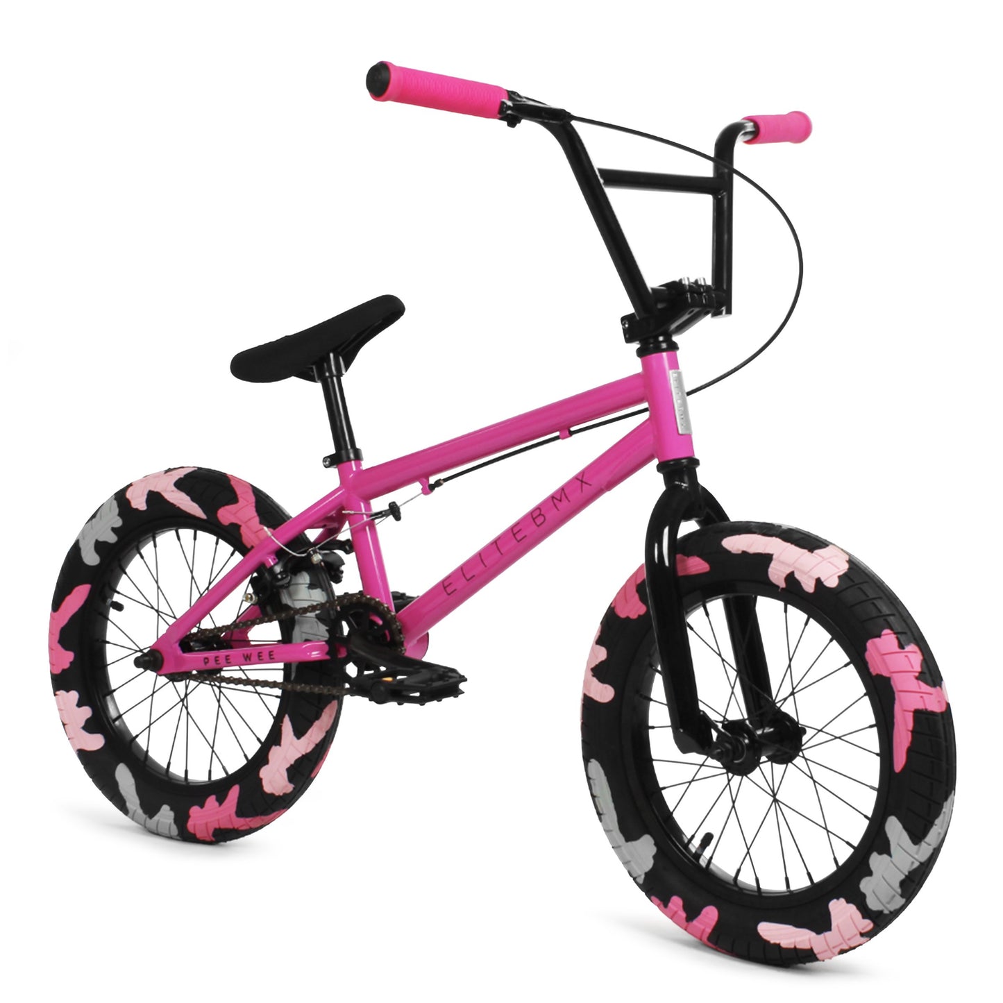 Elite BMX Pee Wee 16" - Pink Combat