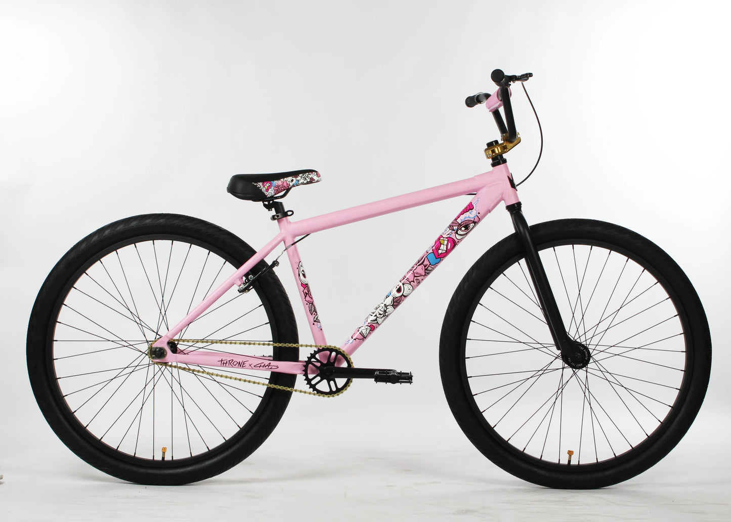Throne Cycles The Goon - Chad Pink  | Fixed Gear Urban BMX Bike | Urban Bike | The Goon Cycle | Throne Cycle | Street Cycle | Throne BMX | BMX Bike | Bike Lover USA