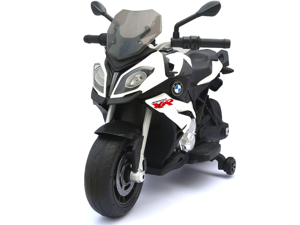 Rastar BMW S1000XR 12v Motorcycle - White