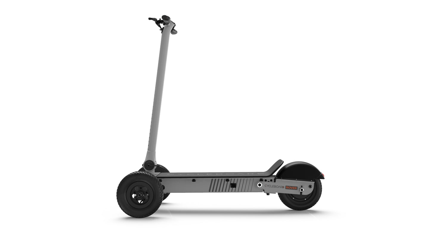 Cycleboard Rover No Limits All-terrain Vehicle - Ghost Grey | All terrain Electric Vehicle | Electric Scooter | Cycleboard Scooter Folding Scooter | Bike Lover USA