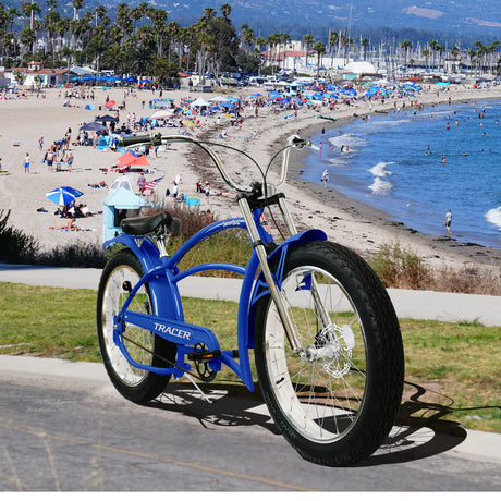 Tracer Santak GT 26" Chopper Stretch Cruiser Fat Tire Bike