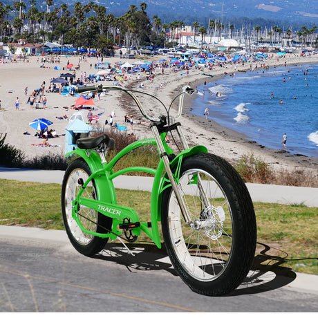 Tracer Santak GT 26" Chopper Stretch Cruiser Fat Tire Bike