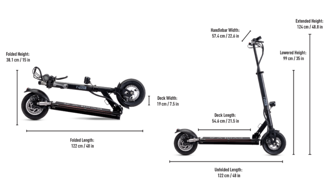 Evolv Tour XL-R Electric Scooters