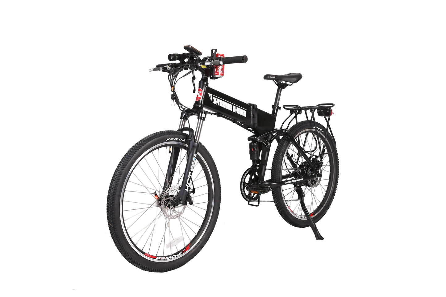 X-Treme Baja 48 Volt Folding Electric Mountain Bicycle-Black