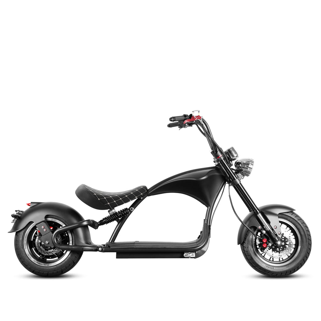 M1P Fat Tire Electric Citycoco Scooter - Black