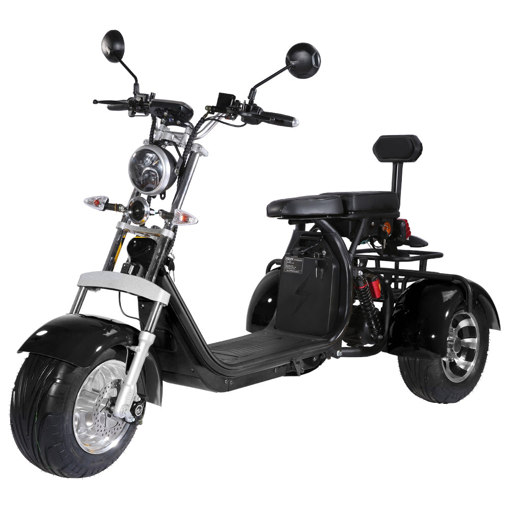 CP3 Trik 2000w Electric Three Wheel Scooter - Black