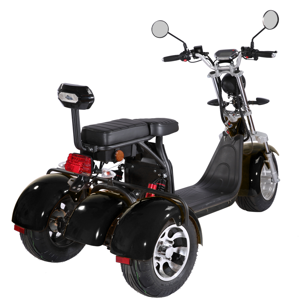 CP3 Trik 2000w Electric Three Wheel Scooter - Black