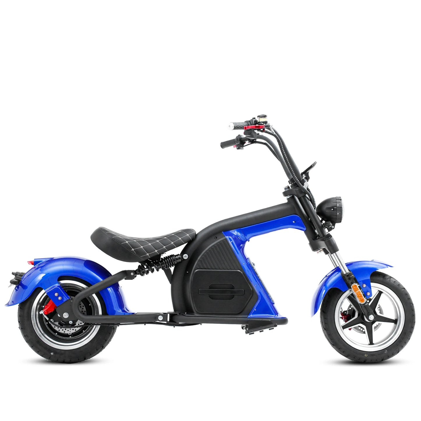 M8 Electric Chopper Scooter - Blue