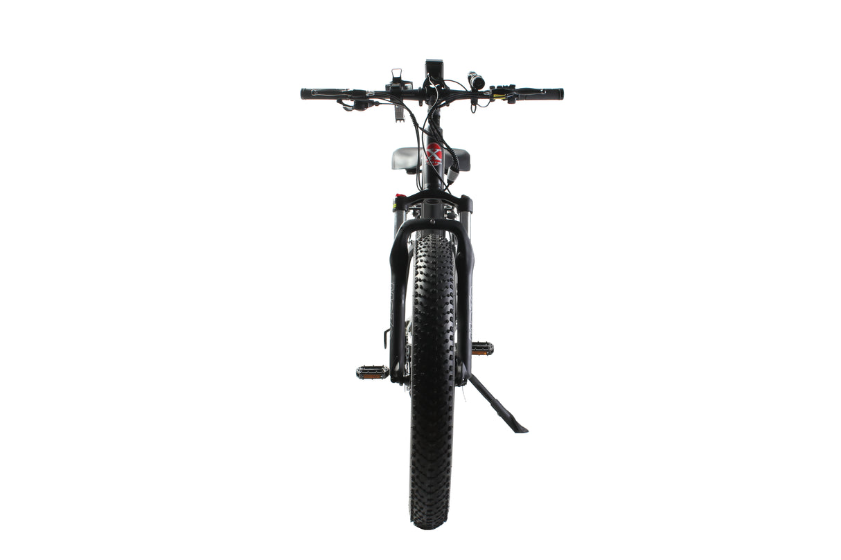 X-Treme Boulderado 48V 17Ah Fat Tire Step-Through Electric Mountain Bicycle 500W Rear Hub Motor 25 mph LiFePO4 Battery
