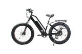 X-Treme Boulderado 48V 17Ah Fat Tire Step-Through Electric Mountain Bicycle 500W Rear Hub Motor 25 mph LiFePO4 Battery