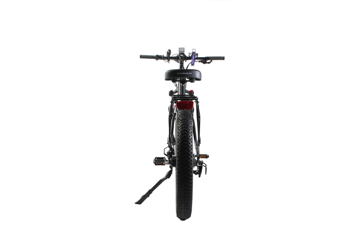 X-Treme Boulderado 48V 17Ah Fat Tire Step-Through Electric Mountain Bicycle 500W Rear Hub Motor 25 mph LiFePO4 Battery