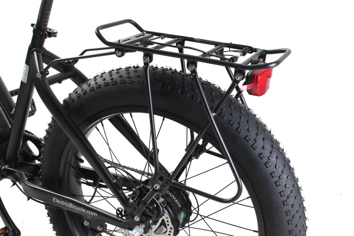 X-Treme Boulderado 48V 17Ah Fat Tire Step-Through Electric Mountain Bicycle 500W Rear Hub Motor 25 mph LiFePO4 Battery