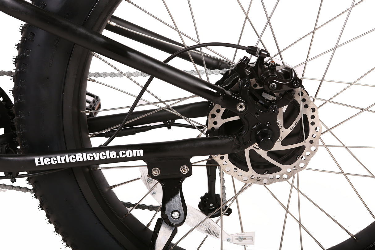 X-Treme Boulderado 48V 17Ah Fat Tire Step-Through Electric Mountain Bicycle 500W Rear Hub Motor 25 mph LiFePO4 Battery