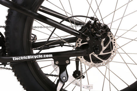 X-Treme Boulderado 48V 17Ah Fat Tire Step-Through Electric Mountain Bicycle 500W Rear Hub Motor 25 mph LiFePO4 Battery