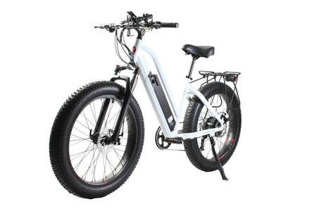 X-Treme Boulderado 48V 17Ah Fat Tire Step-Through Electric Mountain Bicycle 500W Rear Hub Motor 25 mph LiFePO4 Battery