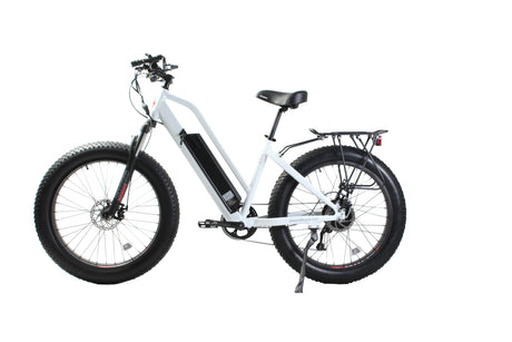 X-Treme Boulderado 48V 17Ah Fat Tire Step-Through Electric Mountain Bicycle 500W Rear Hub Motor 25 mph LiFePO4 Battery