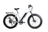 X-Treme Boulderado 48V 17Ah Fat Tire Step-Through Electric Mountain Bicycle 500W Rear Hub Motor 25 mph LiFePO4 Battery