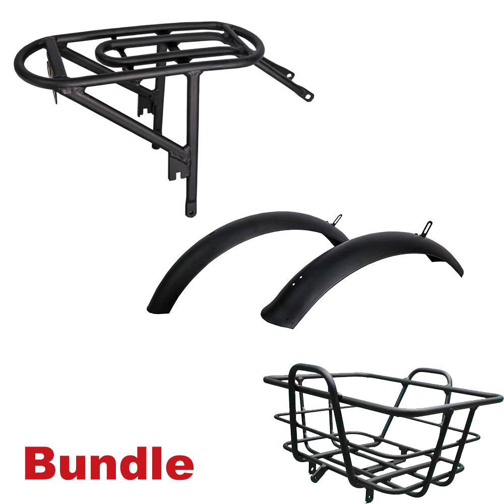 Rebel Fender & Rack & Basket Bundle