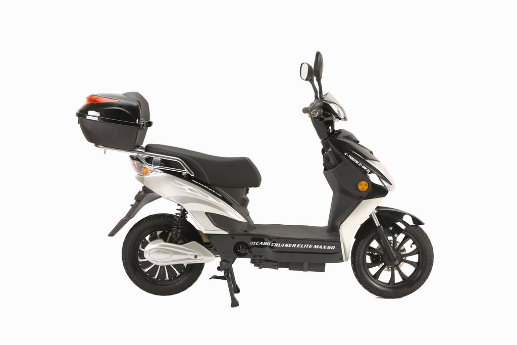 X-Treme Cabo Cruiser Elite Max 60 Volt Electric Bicycle Scooter-Black
