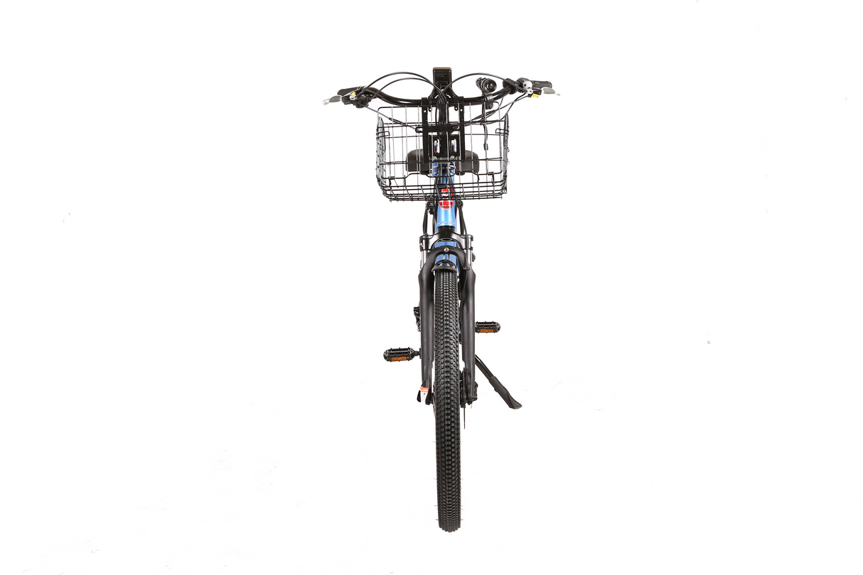 X-Treme Catalina 48V Electric Step-Through Beach Cruiser Bicycle 500W Rear Hub Motor 25 mph 48V 10.4Ah LiFePO4 Battery