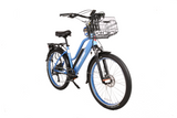 X-Treme Catalina 48V Electric Step-Through Beach Cruiser Bicycle 500W Rear Hub Motor 25 mph 48V 10.4Ah LiFePO4 Battery