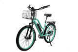 X-Treme Catalina 48V Electric Step-Through Beach Cruiser Bicycle 500W Rear Hub Motor 25 mph 48V 10.4Ah LiFePO4 Battery