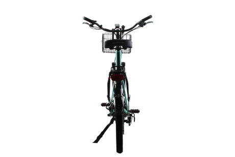 X-Treme Catalina 48V Electric Step-Through Beach Cruiser Bicycle 500W Rear Hub Motor 25 mph 48V 10.4Ah LiFePO4 Battery