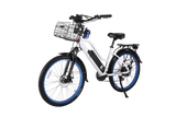 X-Treme Catalina 48V Electric Step-Through Beach Cruiser Bicycle 500W Rear Hub Motor 25 mph 48V 10.4Ah LiFePO4 Battery