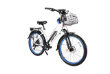 X-Treme Catalina 48V Electric Step-Through Beach Cruiser Bicycle 500W Rear Hub Motor 25 mph 48V 10.4Ah LiFePO4 Battery