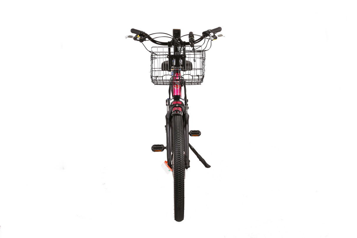 X-Treme Catalina 48V Electric Step-Through Beach Cruiser Bicycle 500W Rear Hub Motor 25 mph 48V 10.4Ah LiFePO4 Battery