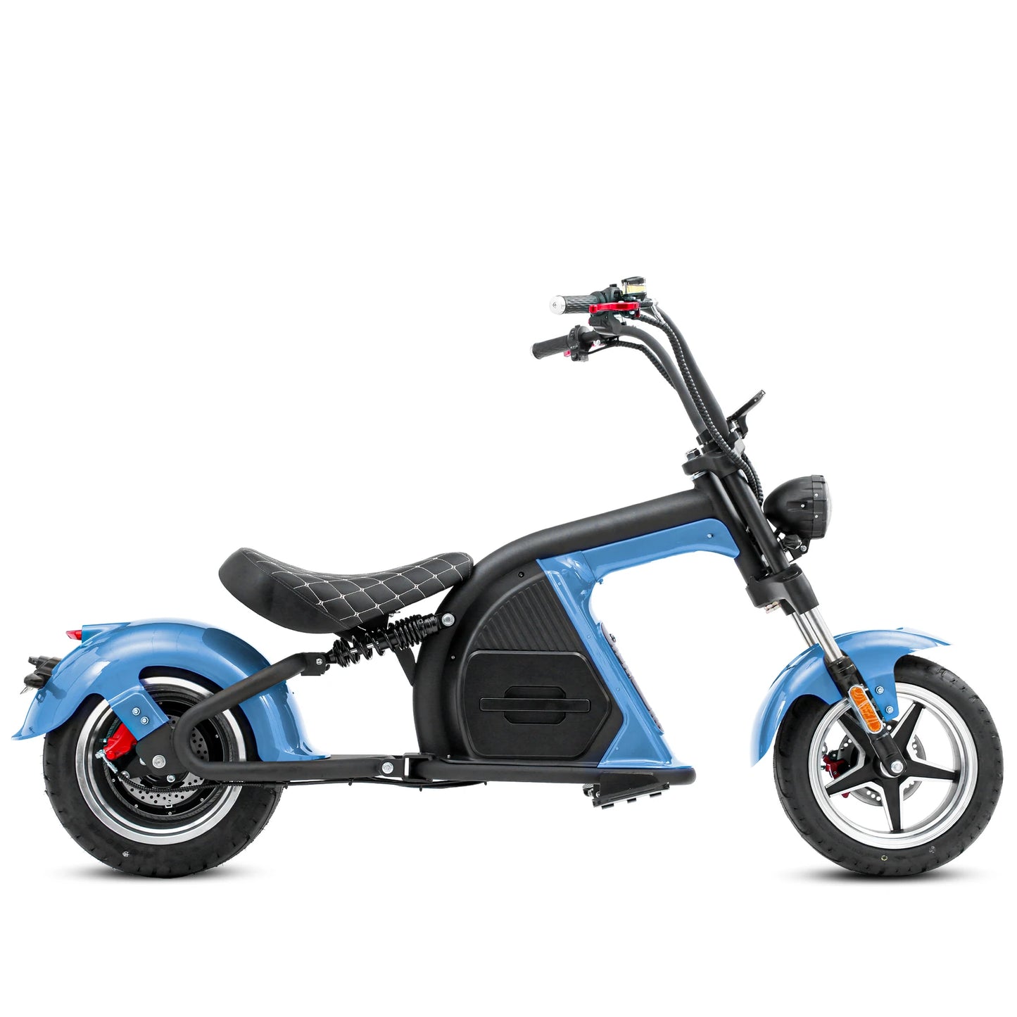M8 Electric Chopper Scooter - Crystal Blue