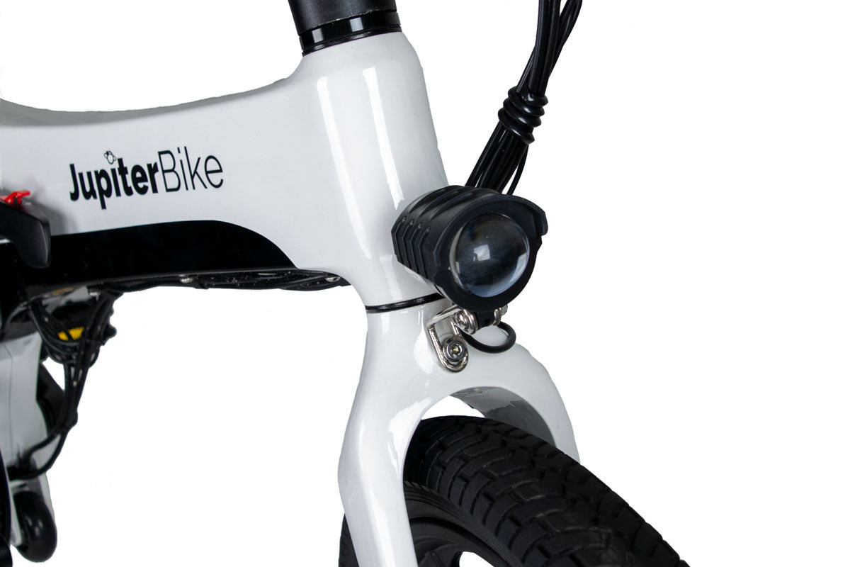 JupiterBike Discovery X7 Folding Electric Bike-White