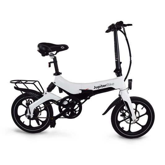 JupiterBike Discovery X5 Folding Electric Bike-White