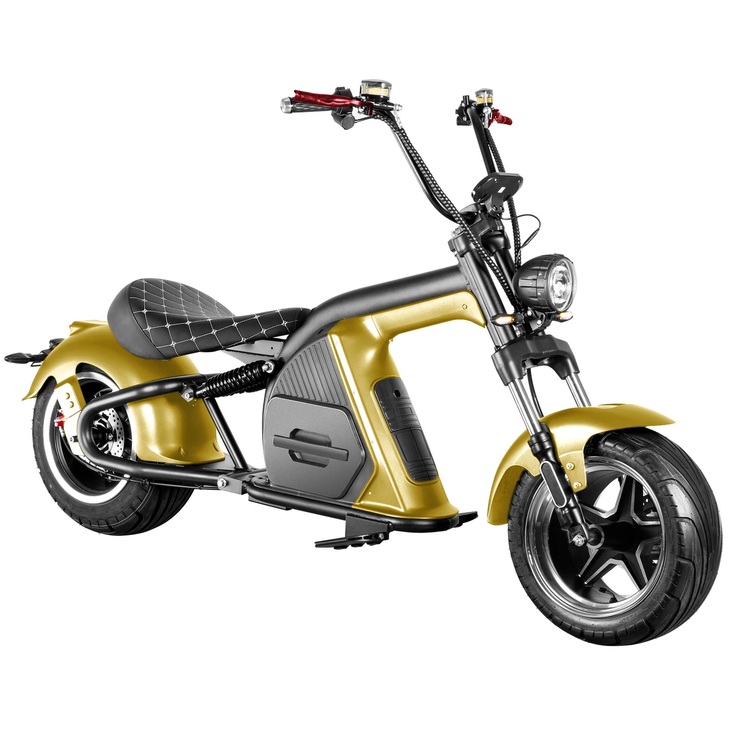 M8 Electric Chopper Scooter - Gold