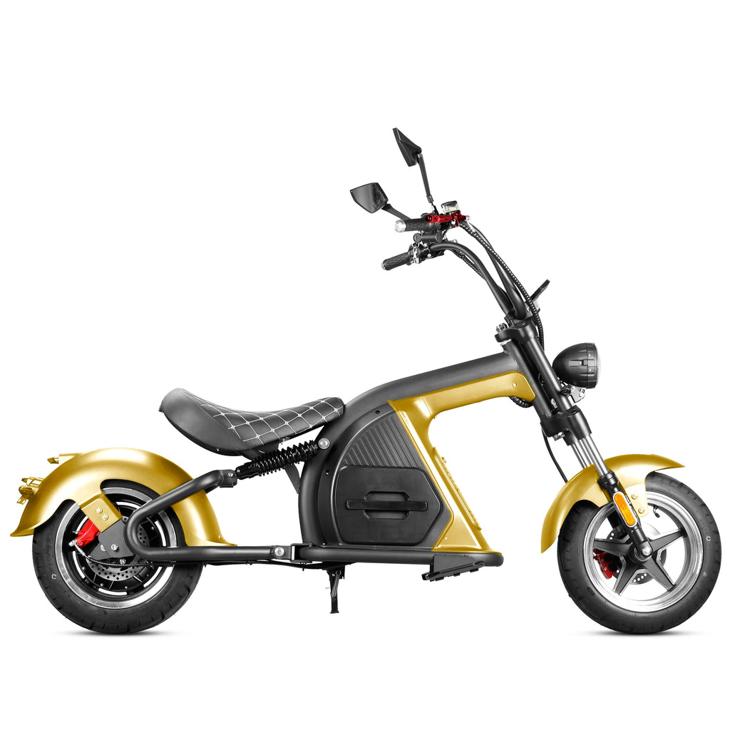 M8 Electric Chopper Scooter - Gold